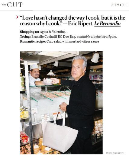 Press clipping: Grocery Shopping With New York’s Hottest Chefs — New York Magazine — The Cut